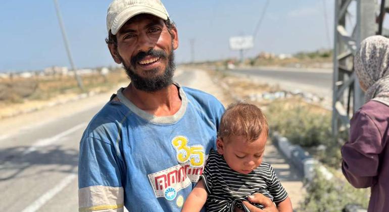 Los palestinos de Gaza muestran alivio tras el alto el fuego.